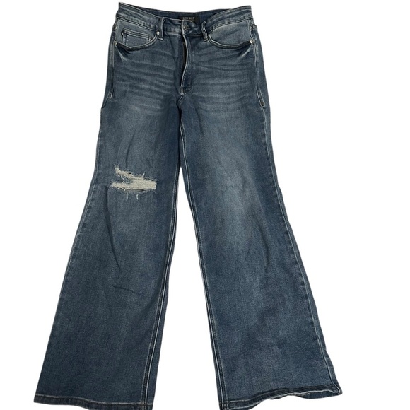 Judy Blue Denim - Judy Blue Distressed 90's Straight Leg Jeans sie 14W